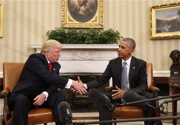 عکس خبري -در ملاقات اوباما و ترامپ چه گذشت؟ + عکس