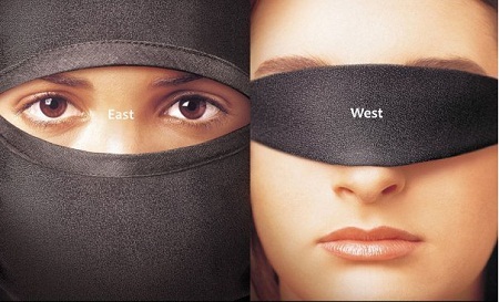 عکس خبري -از زن غربي تا زن اسلامي