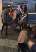 عکس خبري -گزارش تصويري/انفجار بمب در ايستگاه متروي سن پترزبورگ‎