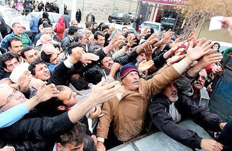 عکس خبري -تحقير مستضعفين با سبدکالاي ?? هزارتوماني! / آقاي وزير! تا حالا براي خانه‌تان خريد کرده ايد؟!