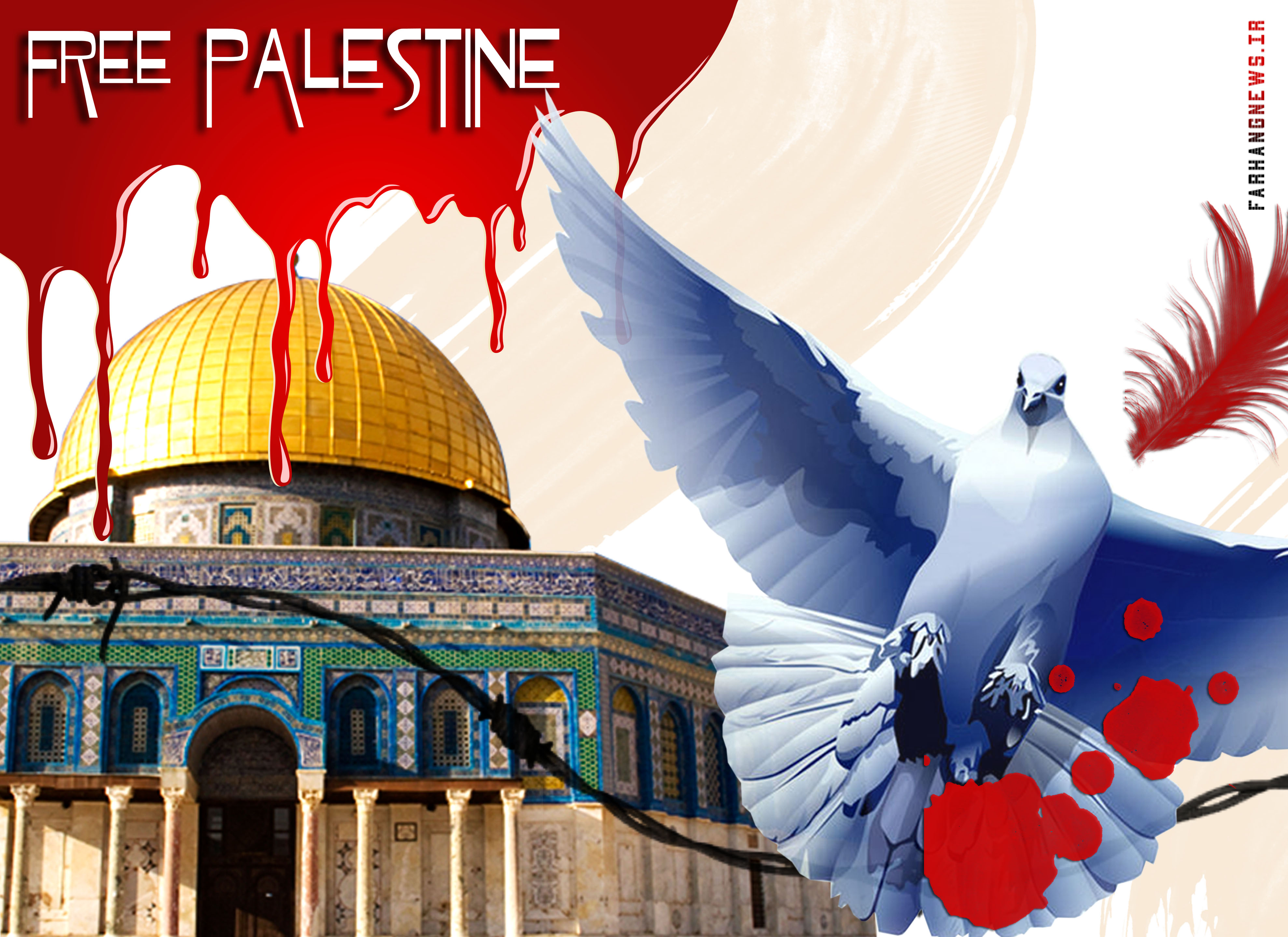 عکس خبري -روزقدس روز  نه گفتن به اشغال فلسطين هاي فرهنگي  ماست .
