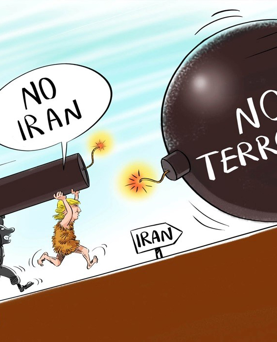 عکس خبري -کارتون/ ترامپ و عربستان، آتش بياران معرکه تروريسم 