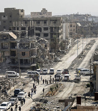 گزارش تصويري/پايتخت داعش يا شهر ارواح 