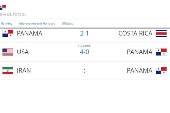 تاريخ ديدار ايران - پاناما در فيفا ثبت شد
