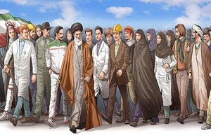 عکس خبري -دانشمندان ايراني برتر:بيانيه گام دوم انقلاب دکترين نوين ايران است