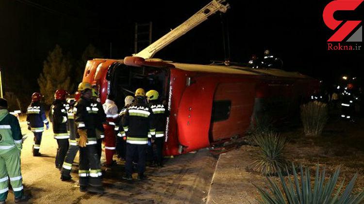 عکس خبري -فاجعه مرگبار در اتوبوس تهران-شيراز/ 27 کشته و زخمي