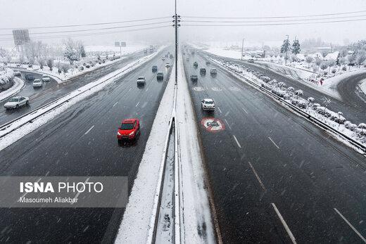 عکس خبري -برف به تهران مي رسد