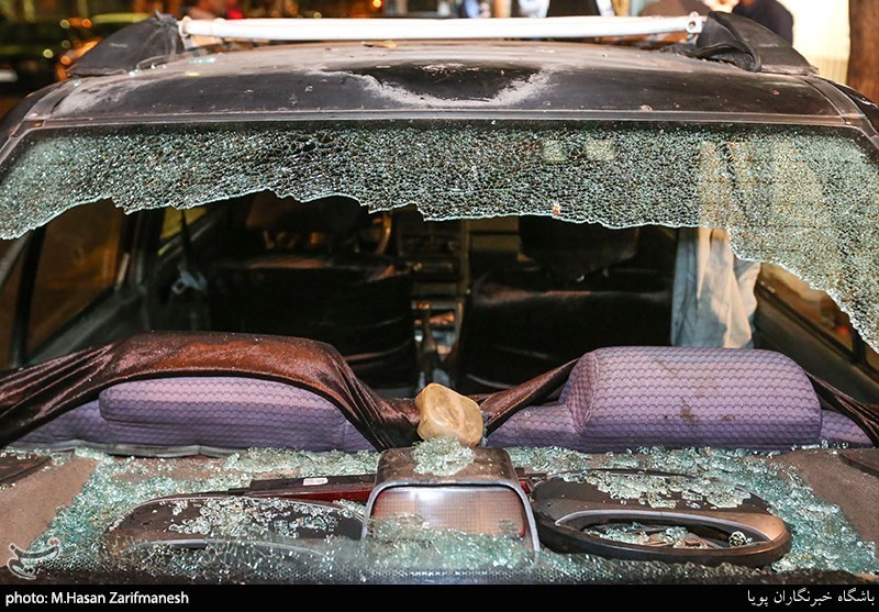 عکس خبري -تهران| دستگيري ? شروري که ?? خودرو را تخريب کردند