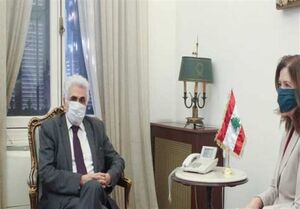 عکس خبري -ديدار بحث‌برانگيز وزير خارجه لبنان با سفير آمريکا
