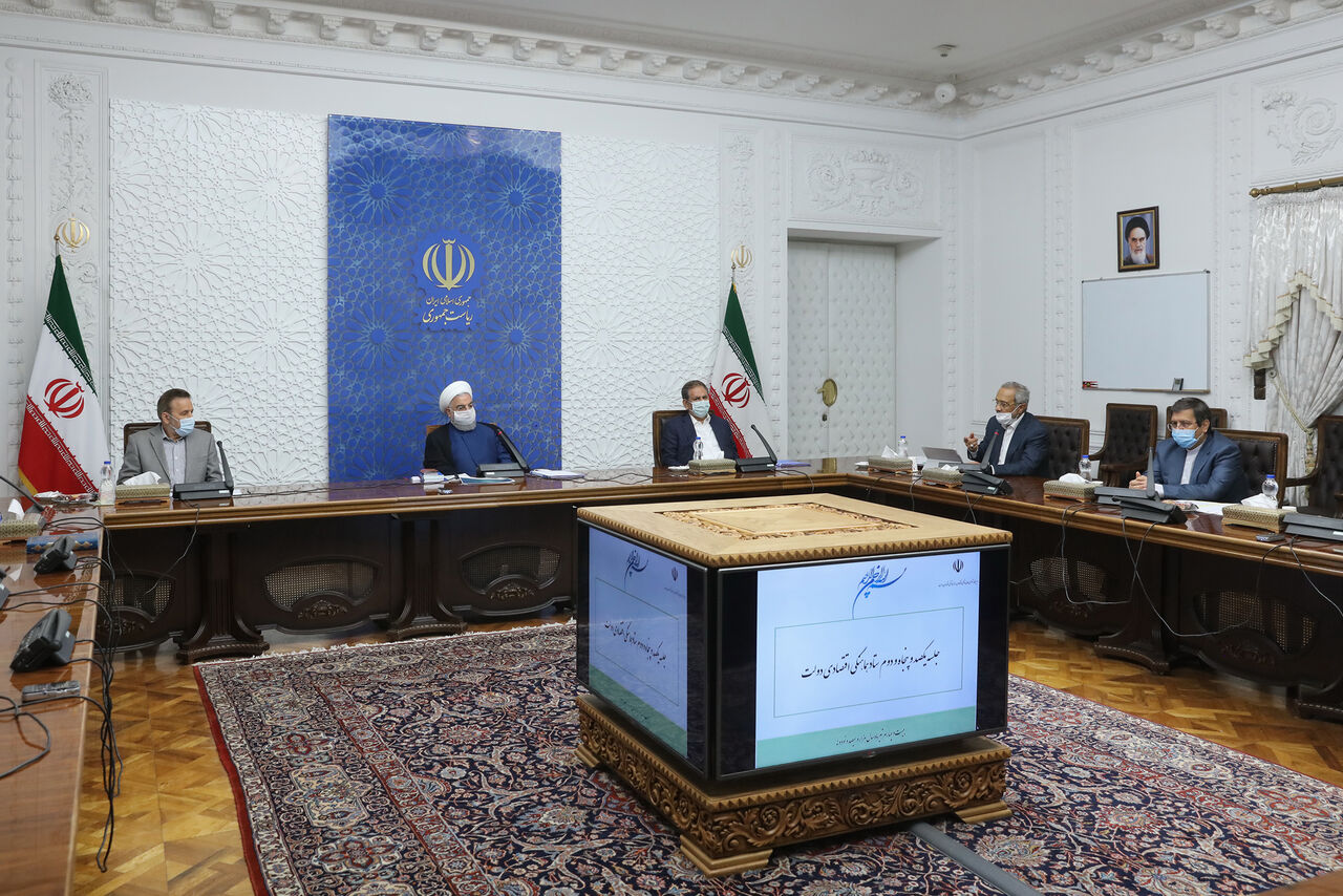 عکس خبري -روحاني: اداره کشور با کمترين اتکا به نفت، قدرتنمايي ايران در جنگ اقتصادي است