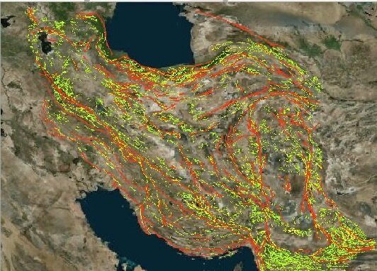 عکس خبري -جديدترين دادههاي ماهوارهاي درباره گسل شمال تهران/رخداد زلزله خاموش در مکران