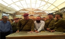 عکس خبري -رئيس‌ ارتش‌ اسرائيل در حرم‌ ابراهيمي +عکس 