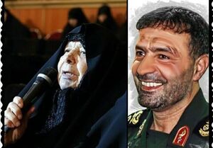 عکس خبري -دغدغه مادر شهيد تهراني مقدم پس از شهادت "حاج حسن"/ شيوه رفع خستگي پدر موشکي ايران