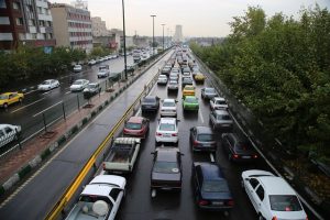 عکس خبري -وضعيت ترافيکي معابر تهران در اولين روز آذر