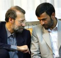 عکس خبري -پيشنهاد اقتصادي لاريجاني به احمدي‌نژاد 