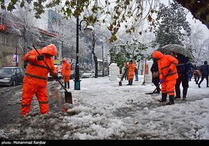 عکس خبري -آغاز بارش گسترده و کولاک برف در ?? استان