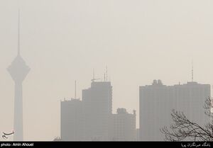 عکس خبري -آلودگي هوا دست از سر تهران بر نمي‌دارد