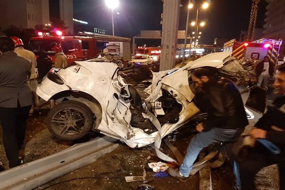عکس خبري -?? درصد از تصادفات منجر به فوت شهر تهران در تاريکي هوا رخ مي دهد