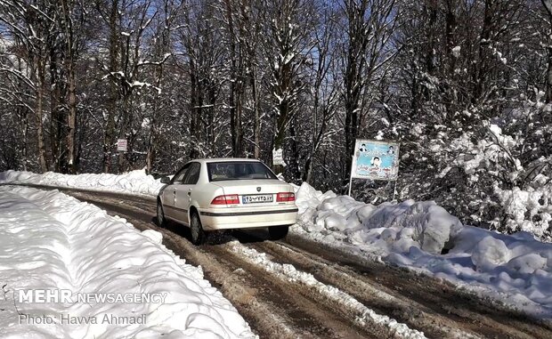 عکس خبري -سفر به استانهاي نوار شمالي و غرب ممنوع/ توصيه‌ به رانندگان