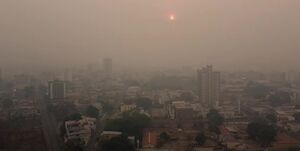 عکس خبري -آلودگي هواي تهران در سومين روز متوالي