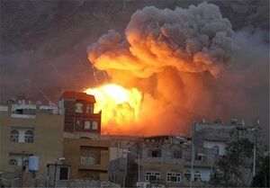 عکس خبري -حملات جنگنده‌هاي سعودي به مأرب يمن