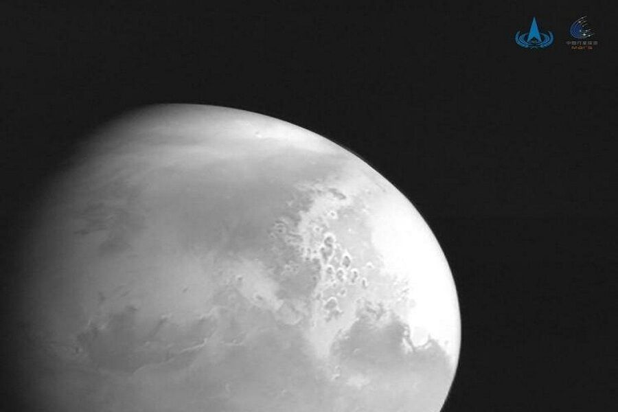 عکس خبري -ارسال نخستين عکس از مريخ توسط کاوشگر چيني