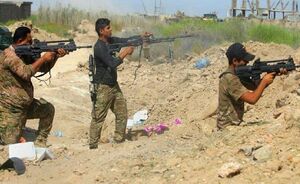 عکس خبري -آغاز درگيري‌هاي شديد ارتش و داعش در «الطارميه» عراق