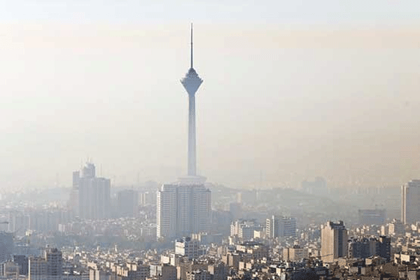 هواي تهران آلوده شد