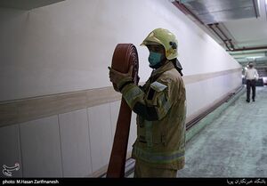 عکس خبري -انفجار در خيابان سپهبد قرني تهران