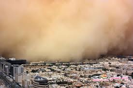 عکس خبري -طوفان شن محور بم را بست 