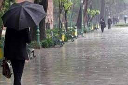 بارش باران پراکنده در برخي استان‌هاي شمالي و جنوبي تا روز جمعه