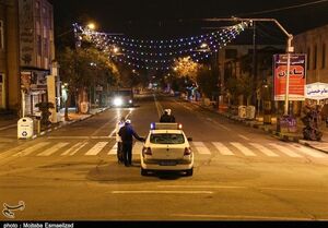 عکس خبري -درخواست پليس براي تغيير ساعت ممنوعيت تردد شبانه در دهه اول محرم