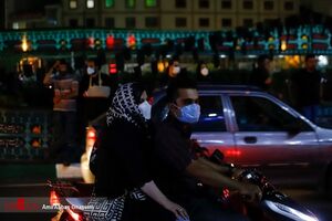 عکس خبري -هشدار به عابران درباره لباس تيره در اين شبها