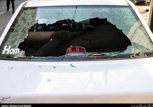 عکس خبري -بازداشت عامل تخريب ? خودرو در محله شوش