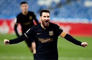 عکس خبري -واکنش باشگاه بارسلونا به هفتمين توپ طلاي مسي