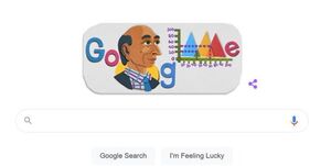 عکس خبري -تغيير لوگوي گوگل به افتخار دانشمند ايراني