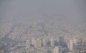 عکس خبري -وضعيت هواي تهران دوباره قرمز شد