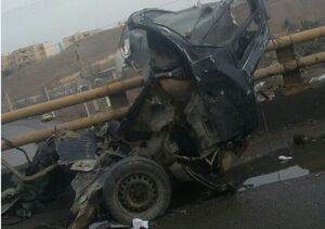 عکس خبري -تصادف زنجيرهاي ?خودرو تلفات بر جاي گذاشت