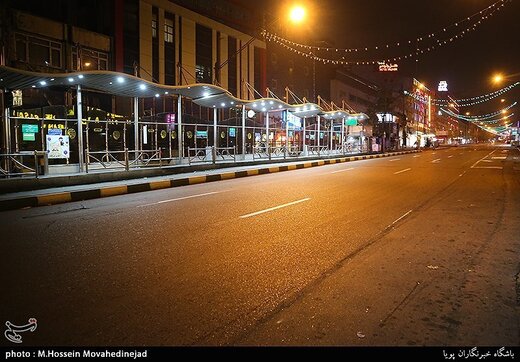 عکس خبري -کاهش ?? درصدي تردد در جادههاي کشور/ جريمه بيش از ?? هزار خودرو در طرح ممنوعيت شبانه