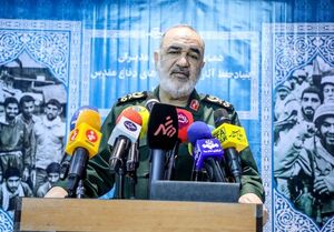 عکس خبري -دشمنان را وادار ميکنيم به اراده ملت ايران تن دهند/ خط مقدم فناوري دنيا را فتح ميکنيم