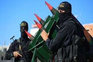 عکس خبري -مقاومت فلسطين از موشک «قاسم» رونمايي کرد
